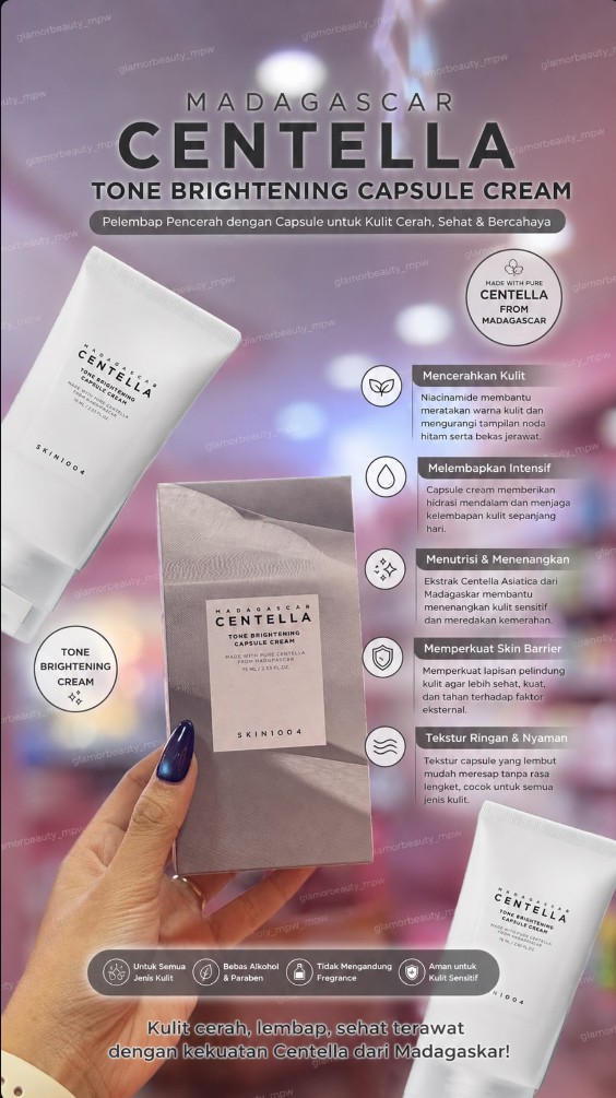 SKIN1004 CENTELLA MADAGASCAR CENTELLA TONE BRIGHT CAPSULE CREAM 75ML PCS