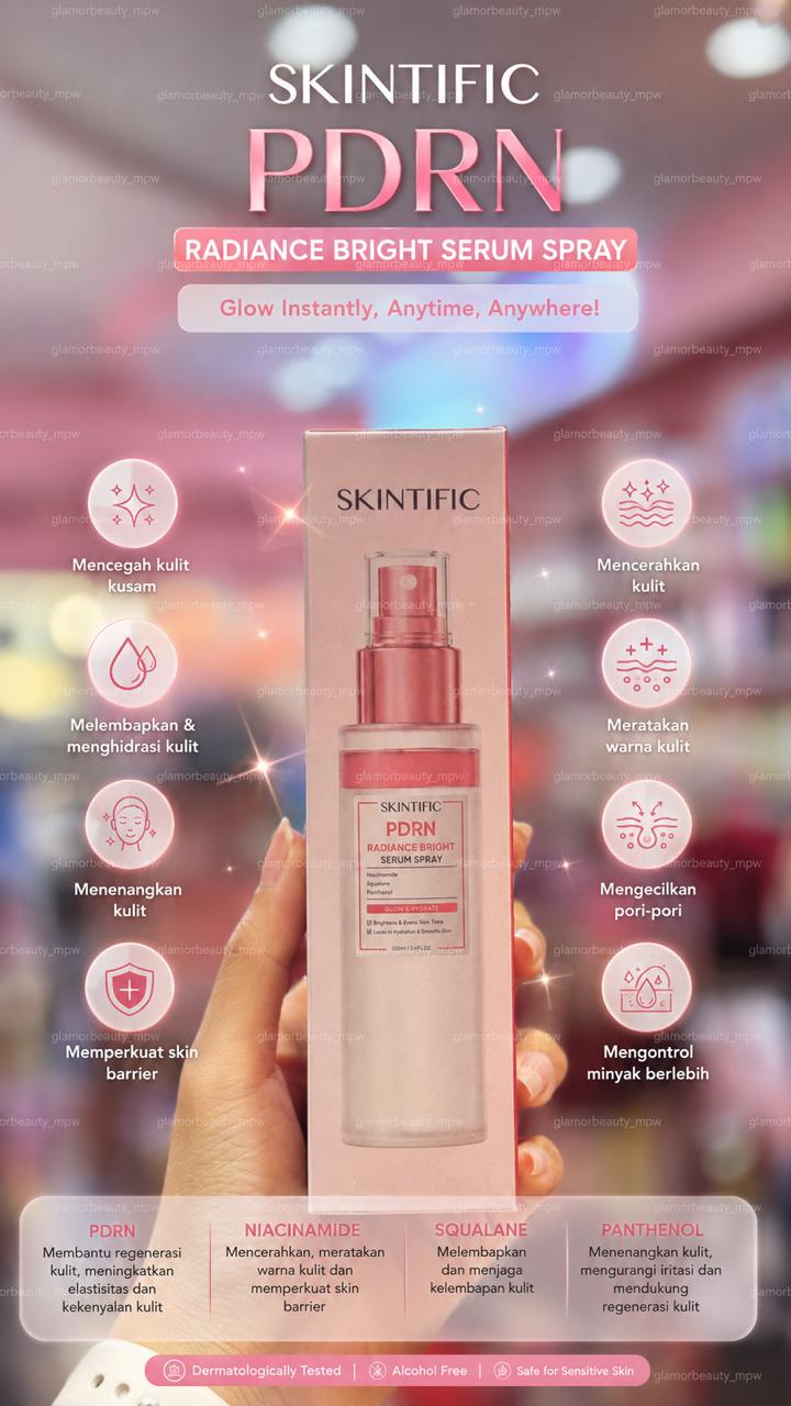 SKINTIFIC PDRN RADIANCE BRIGHT SERUM SPRAY 100ML