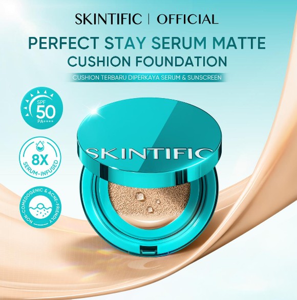 SKINTIFIC PERFECT STAY SERUM MATTE CUSHION
