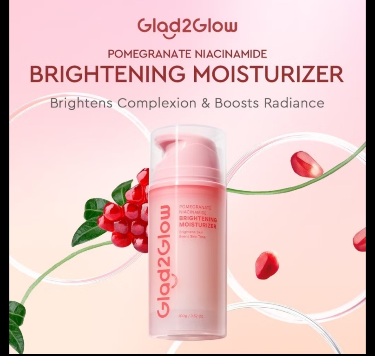 G2G MOIST 100GR POMEGRANATE 5% NIACINAMIDE PUMP
