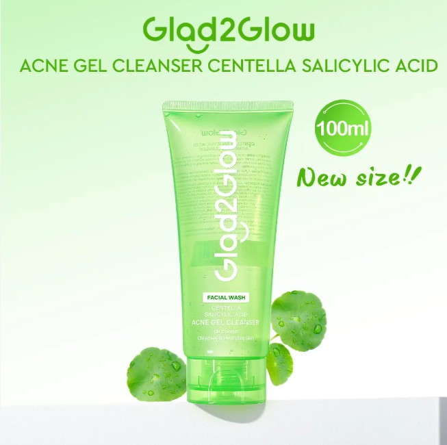 G2G FW CLEANSER 100ML CENTELLA ACNE ACID (HIJAU)