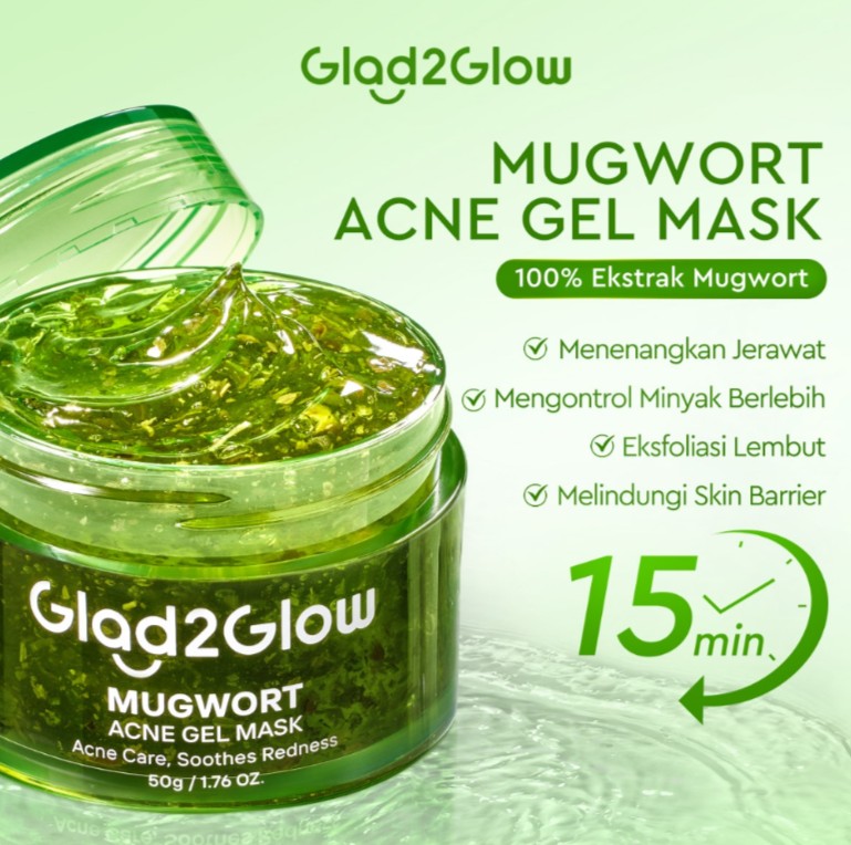 G2G MUGWORT ACNE GEL MASK 50G