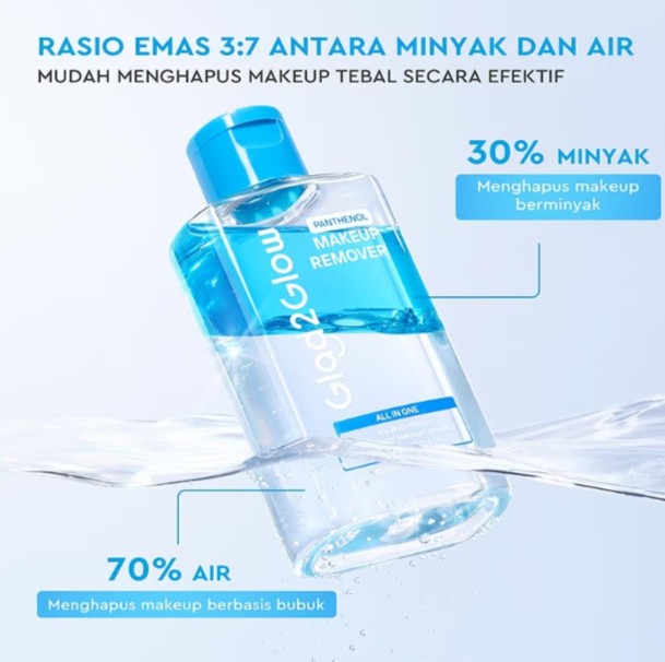 G2G ALL IN ONE MAKEUP REMOVER 60ML PANTHENOL (BIRU)