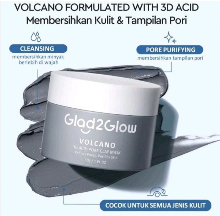 G2G VOLCANO 3D CLAYMASK 30GR