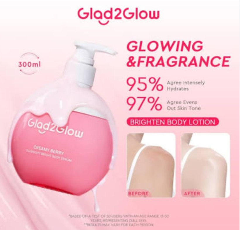 G2G BODY SERUM CREAMY BERRY 300ML (PINK) PUMP