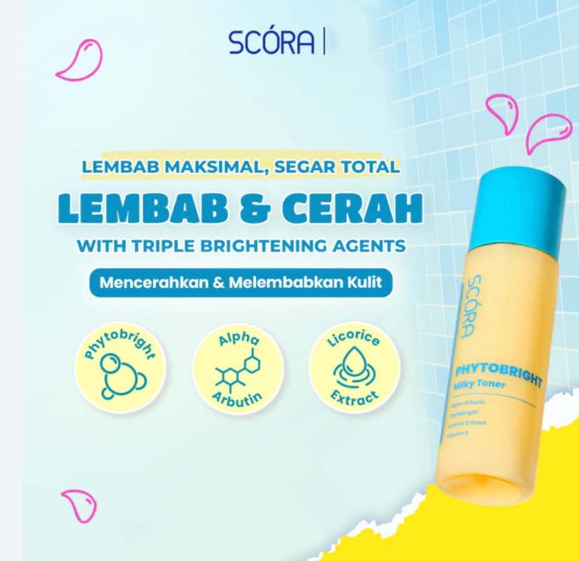 SCORA PHYTOBRIGHT MILKY TONER 80ML