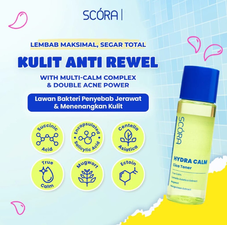 SCORA HYDRA CALM CICA TONER 80ML