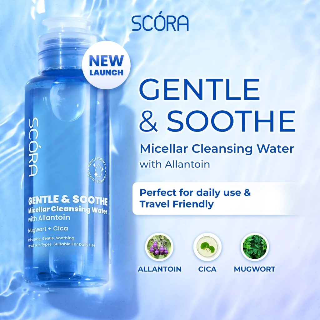 SCORA MICELLAR WATER 100ML GENTLE & SOOTHE