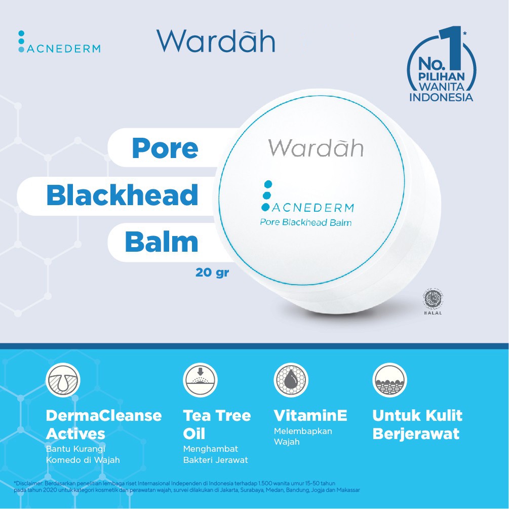 WARDAH ACNEDERM PORE BLACKHEAD BALM 20G