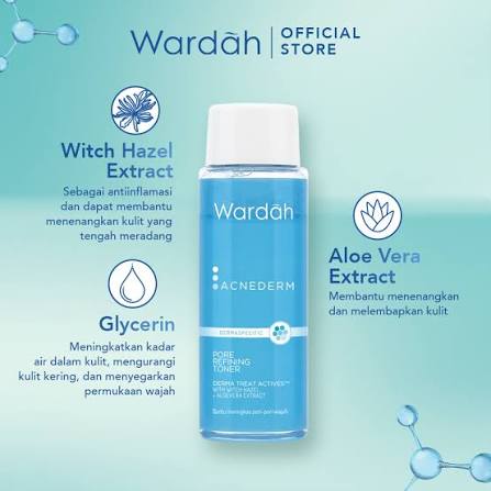 WARDAH ACNEDERM PORE REFINING TONER 100M
