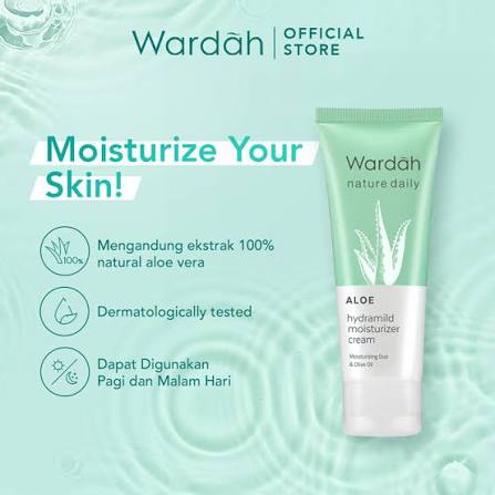 WARDAH ALOE HYDRAMILD MOIST CREAM 40ML
