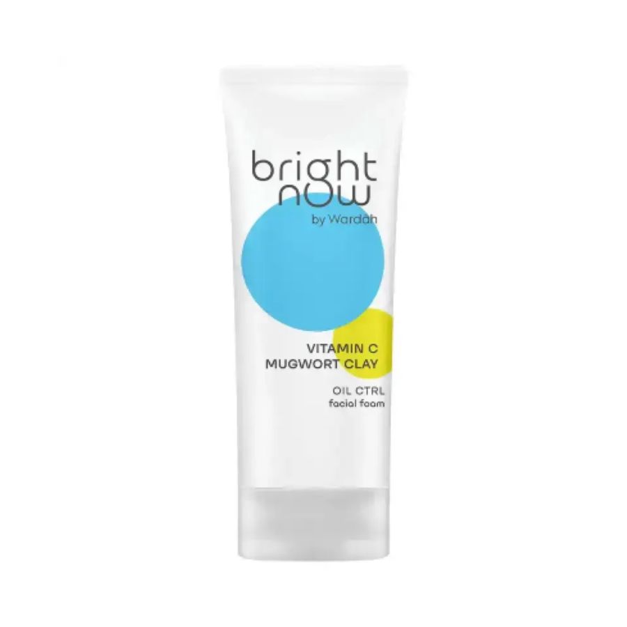 WARDAH BRIGHT NOW FACIAL FOAM 50ML VITC OIL CONTROL