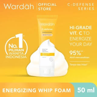 WARDAH C-DEFENSE ENERGIZING WHIP FOAM 50ML