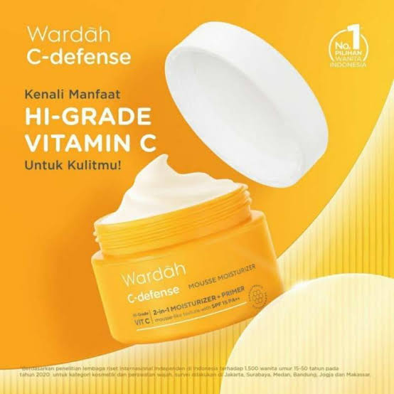 WARDAH C-DEFENSE MOUSSE MOISTURIZER 30G