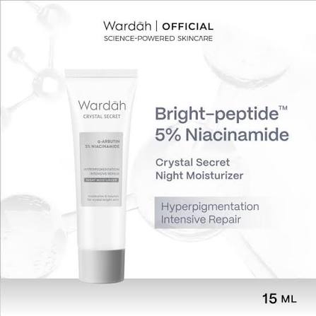 WARDAH CRYSTAL SECRET 15ML NIGHT CREAM