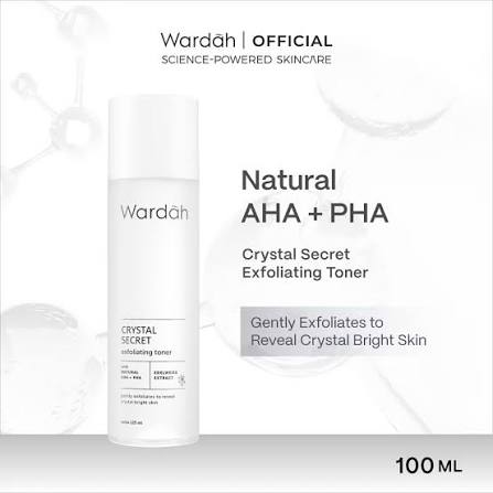 WARDAH CRYSTAL SECRET EXFOLIATING TONER 125ML