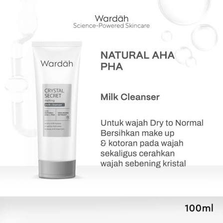 WARDAH CRYSTAL SECRET MELTING MILK CLEANSER 100ML