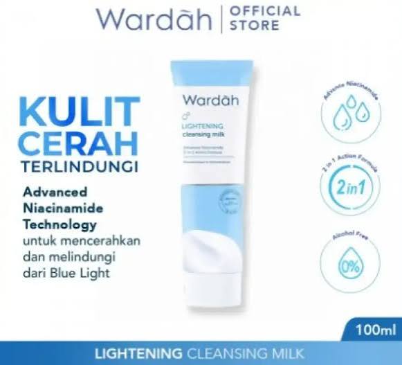 WARDAH LIGHT CLEANSING MILK 100ML
