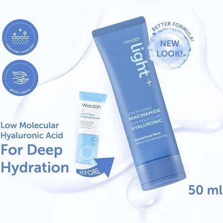 WARDAH LIGHT+ MICELLAR GENTLE WASH 50ML