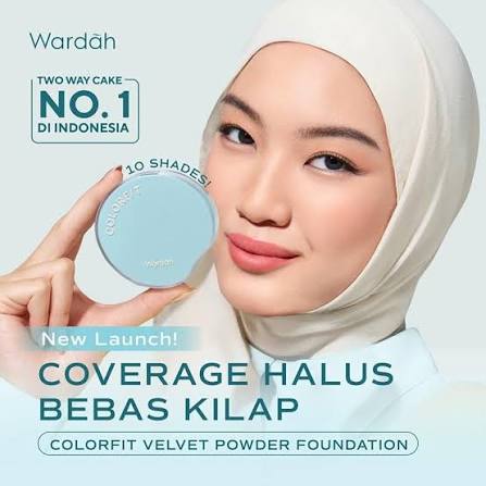 Wardah Colorfit Velvet Powder Foundation Refill