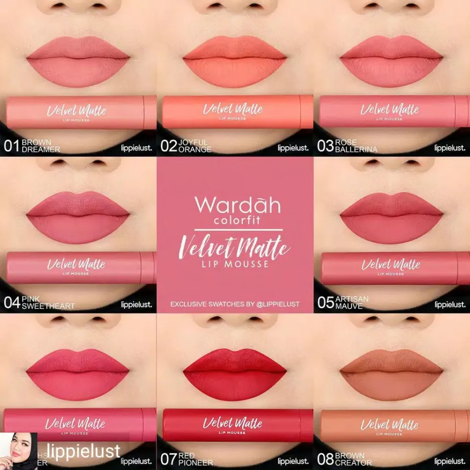 WARDAH COLORFIT VELVET MATTE LIP MOUSSE
