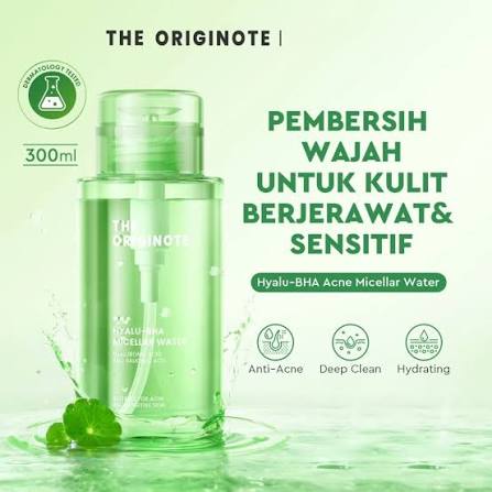 ORIGINOTE MICELLAR WATER HYALU-BHA 300ML