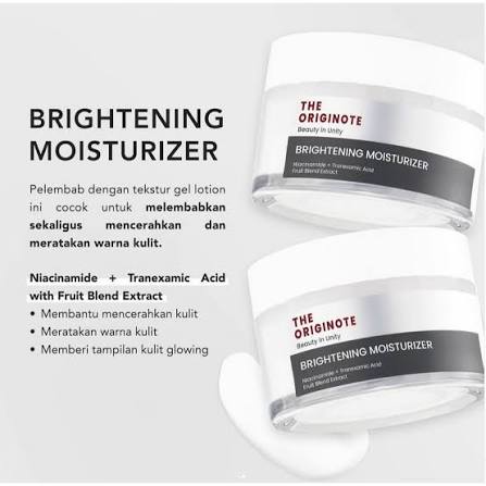 ORIGINOTE MOISTURIZER 50GR BRIGHTENING SILVER