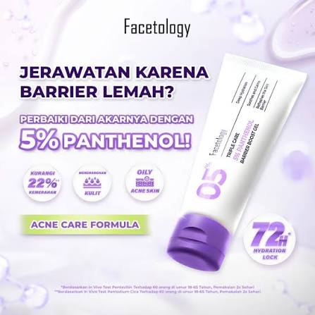 FACETOLOGY TRIPLE CARE 5% PANTHENOL BARRIER BOOST GEL 40G