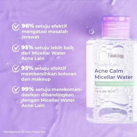 FACETOLOGY MICELLAR WATER 300ML ACNE