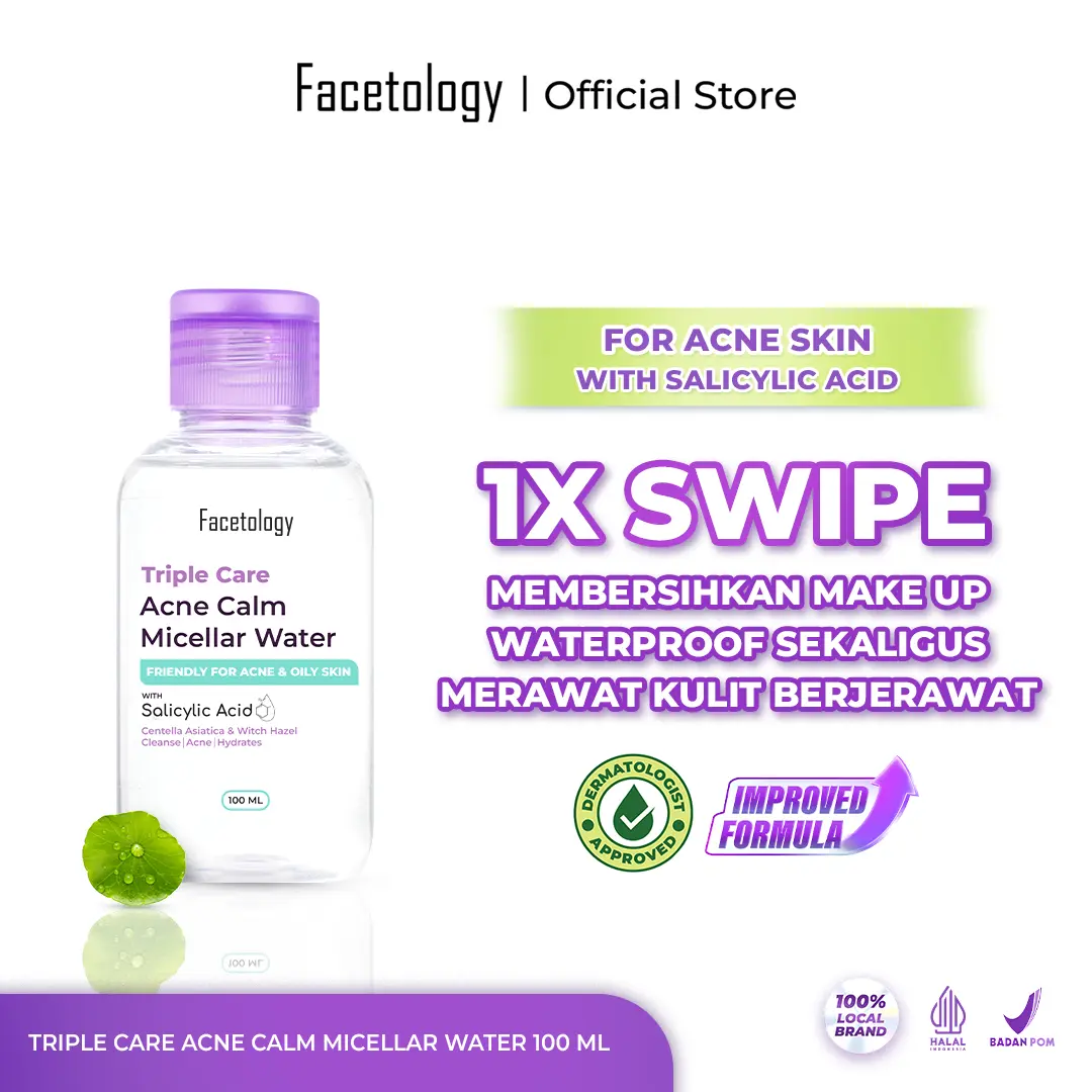 FACETOLOGY MICELLAR WATER 100ML ACNE SALICYLIC