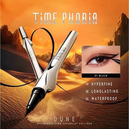 TIMEPHORIA DUNE HYPER PRECISION SUPERSTAY EYELINER BLACK