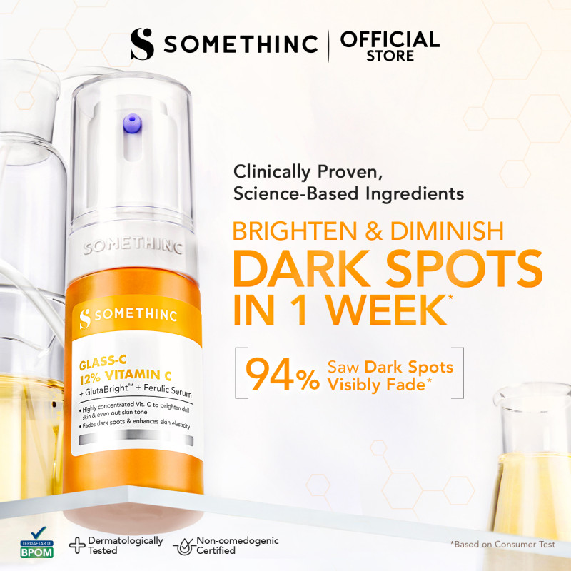 SOMETHINC GLASS C 12% VITAMIN C GLUTABRIGHT+FERULIC SERUM 20ML
