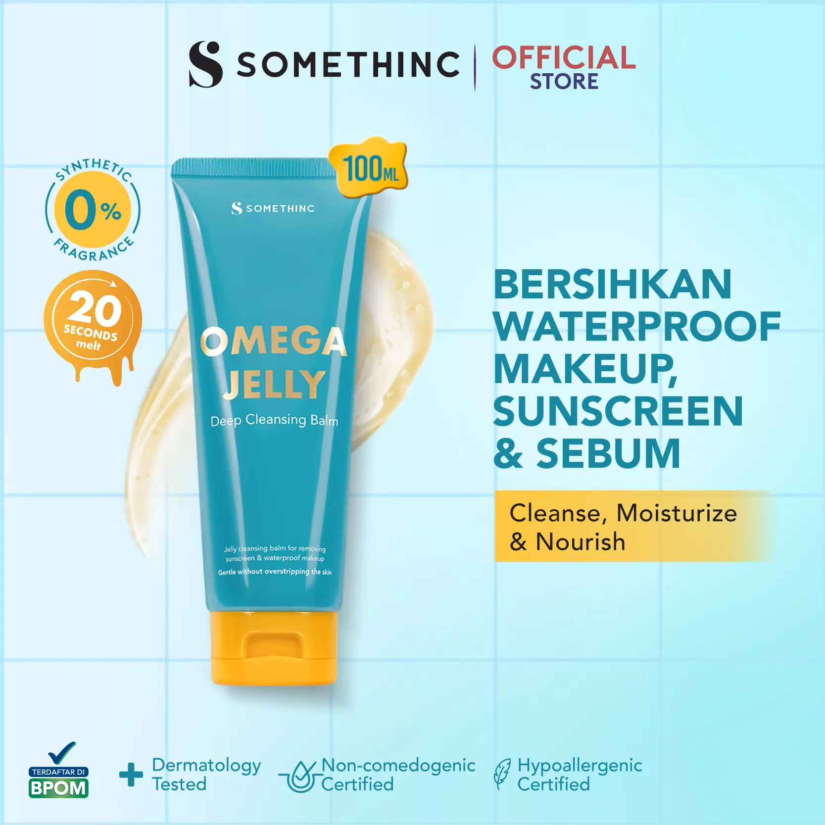 SOMETHINC OMEGA JELLY DEEP CLEANSING BALM 100ML
