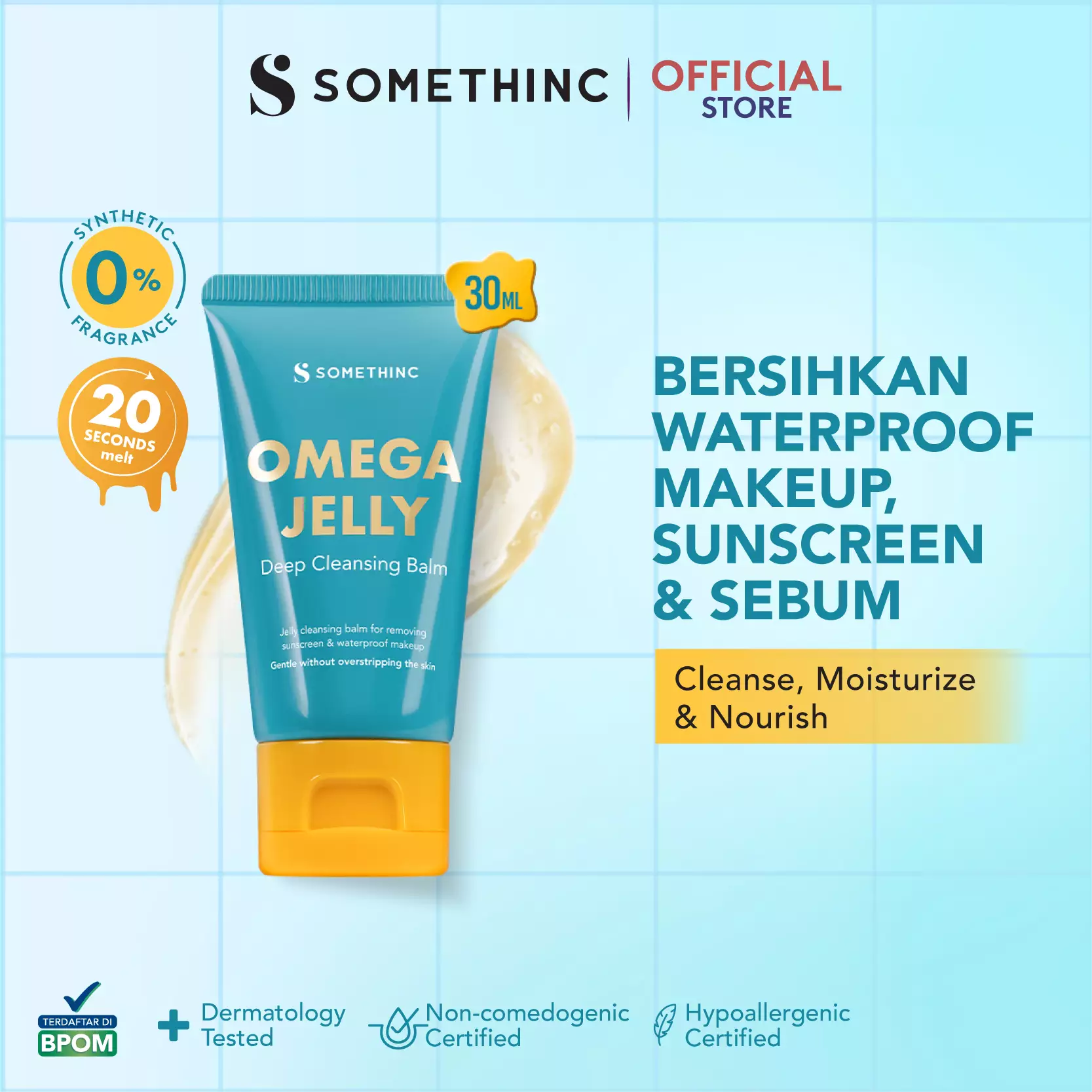 SOMETHINC OMEGA JELLY DEEP CLEANSING BALM 30ML