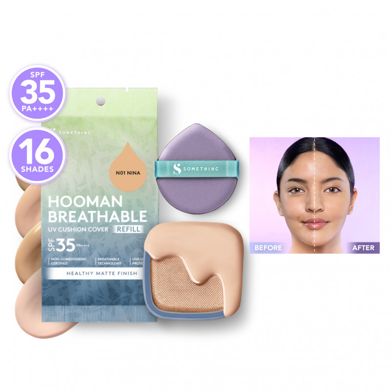 SOMETHINC REFILL HOOMAN B.UV CUSHION COVER SPF 35PA++ 15G