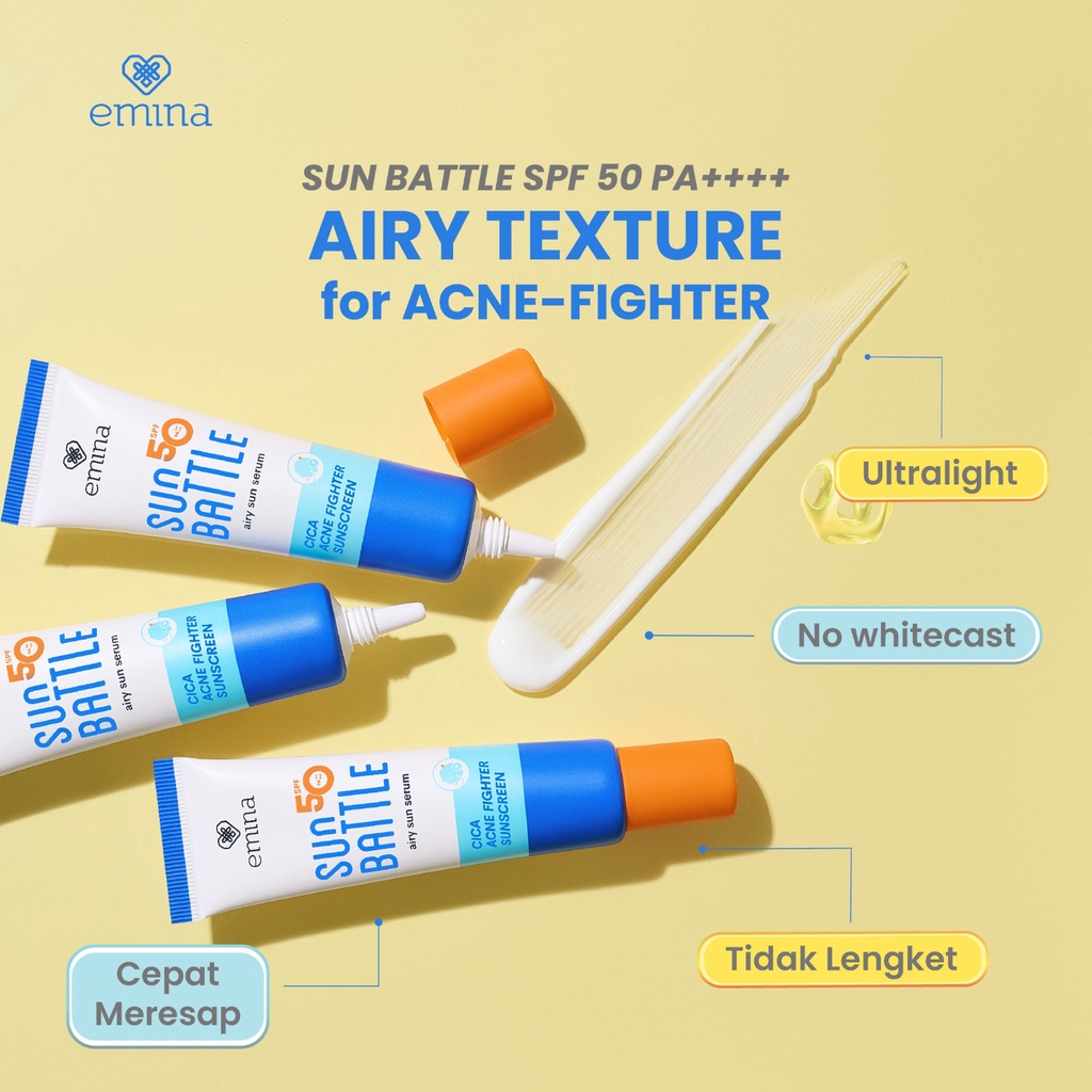 EMINA AIRY SUN SERUM SPF 50PA++ FUN SIZE 20ML
