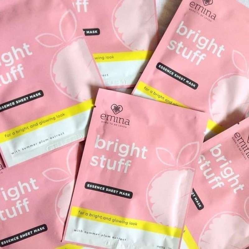 EMINA BRIGHT STUFF ESSENCE SHEET MASK 23G