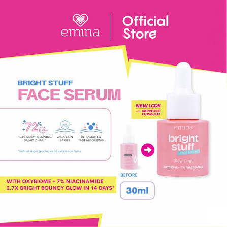 EMINA BRIGHT STUFF FACE SERUM 30ML
