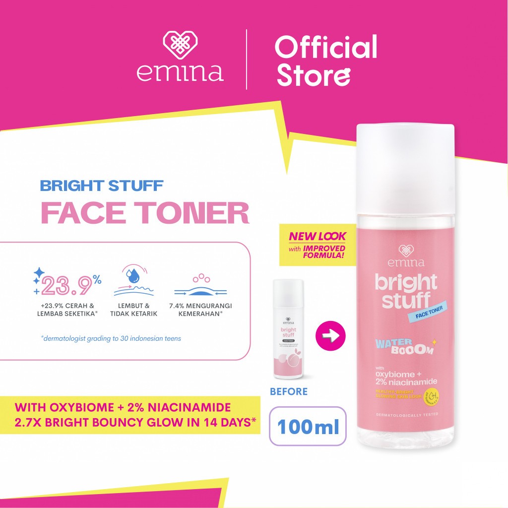 EMINA BRIGHT STUFF FACE TONER 100ML