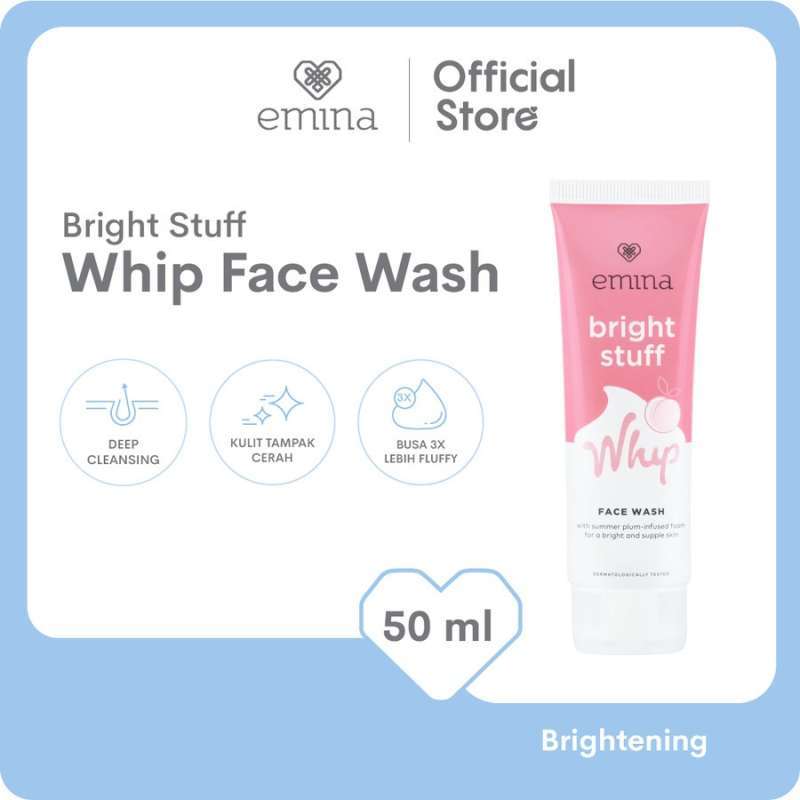 EMINA BRIGHT STUFF WHIP FACE WASH 50ML
