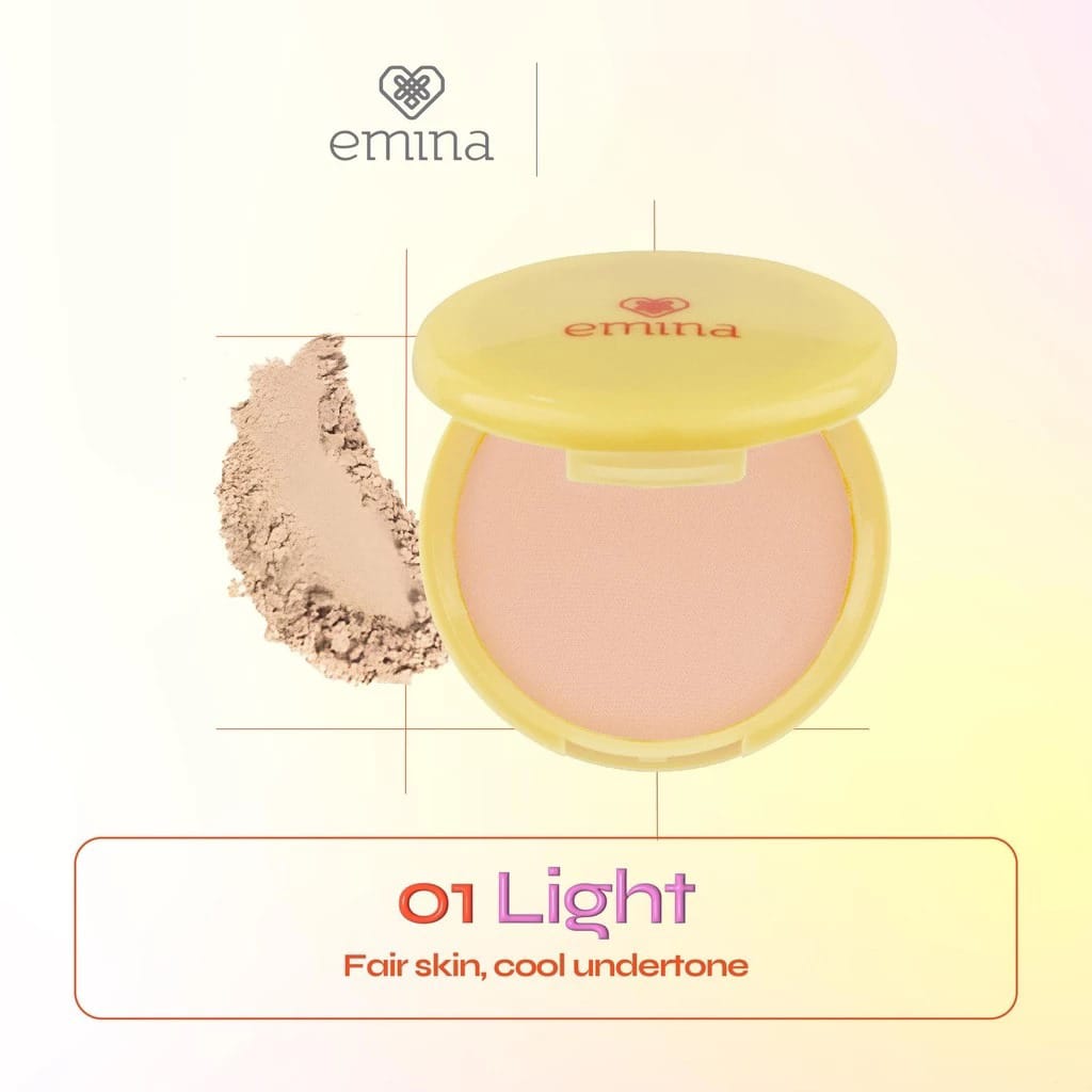 EMINA DAILY MATTE COMPACT POWDER 01 LIGHT