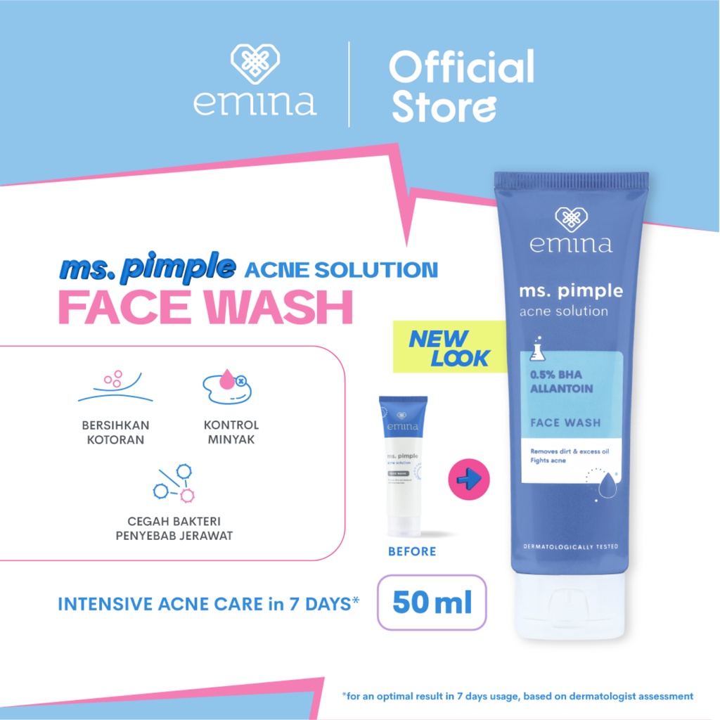EMINA MS.PIMPLE FW 50ML ACNE SOLUTION