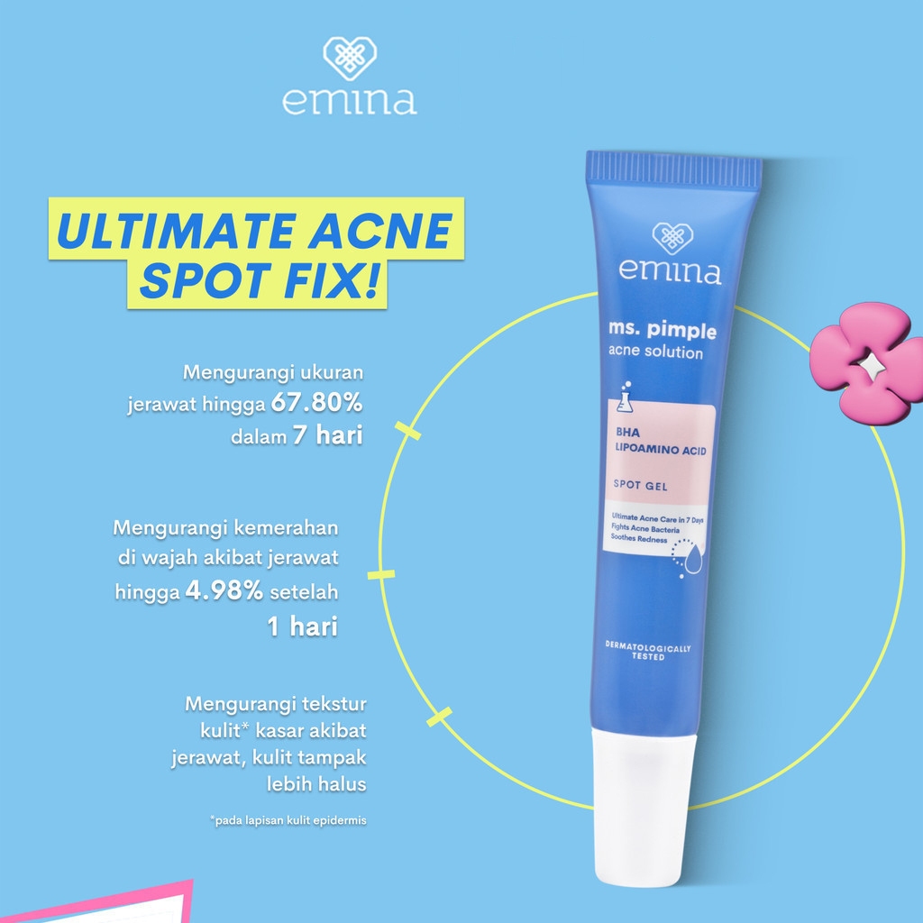 EMINA MS.PIMPLE SPOT GEL 15ML ACNE SOLUTION