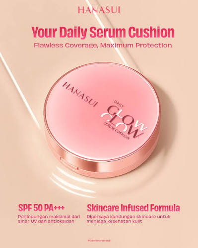 HANASUI DAILY GLOW MATTE SERUM CUSHION