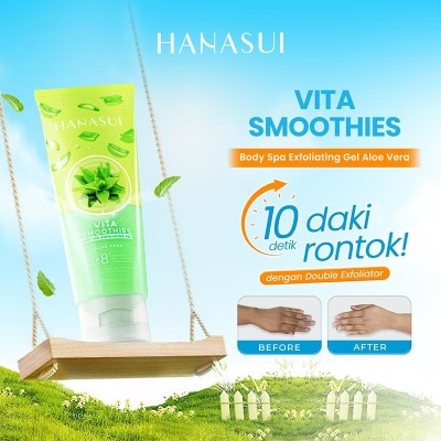 HANASUI EXFOLIATING GEL 300M ALOE VERA