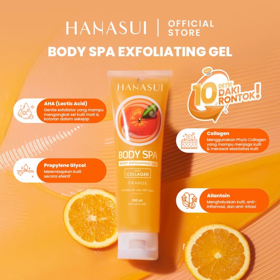 HANASUI EXFOLIATING GEL 300M ORANGE