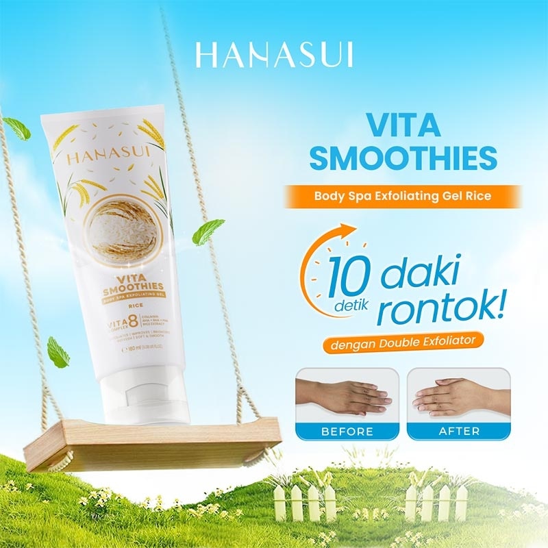 HANASUI EXFOLIATING GEL 300M RICE