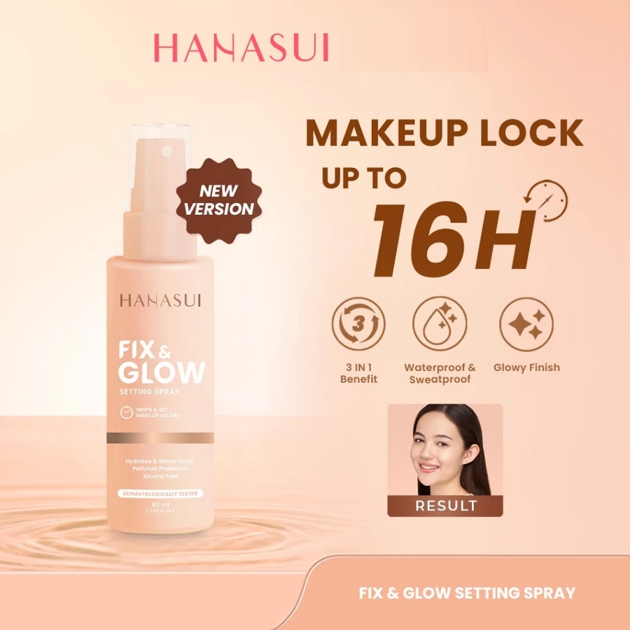 HANASUI FIX & GLOW SETTING SPRAY 60ML