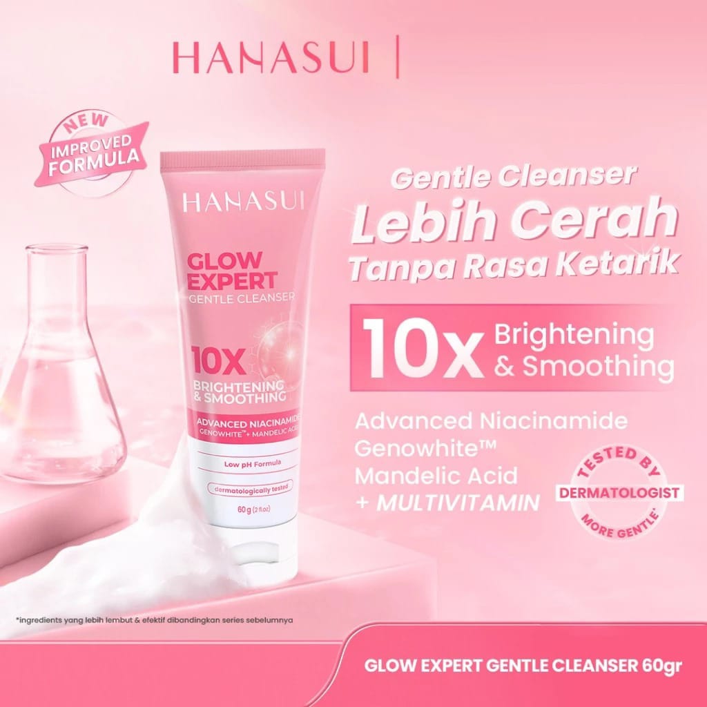 HANASUI GLOW EXPERT 10X GENTLE CLEANSER 60GR