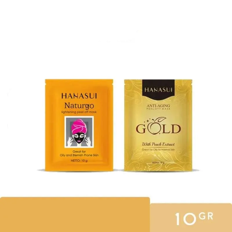 HANASUI PEEL OFF MASK 10G GOLD